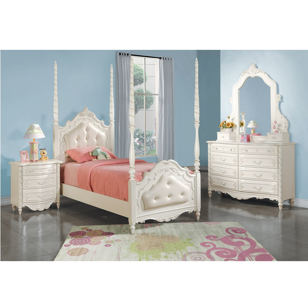 ACME Pearl Pearl White Dresser with 8 Drawers Model BD02438