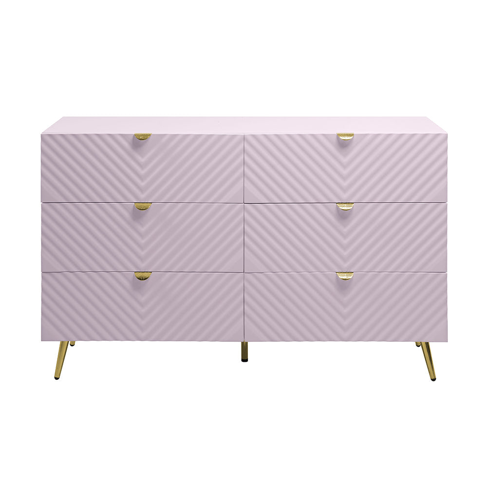 ACME Gaines Pink High Gloss Dresser Model BD02665