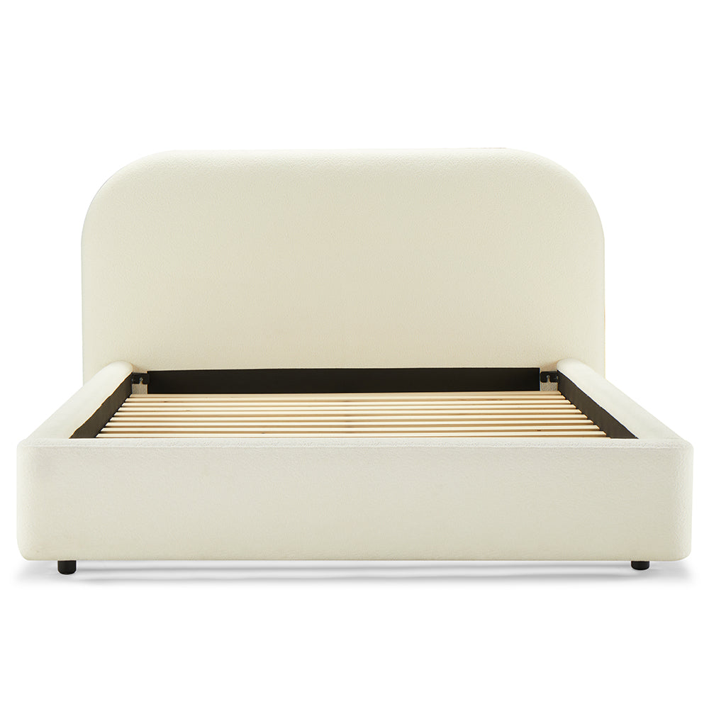 ACME Arden Beige Boucle Queen Bed Model BD03902Q