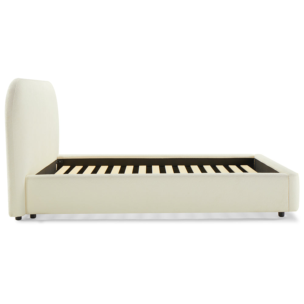 ACME Arden Beige Boucle Queen Bed Model BD03902Q