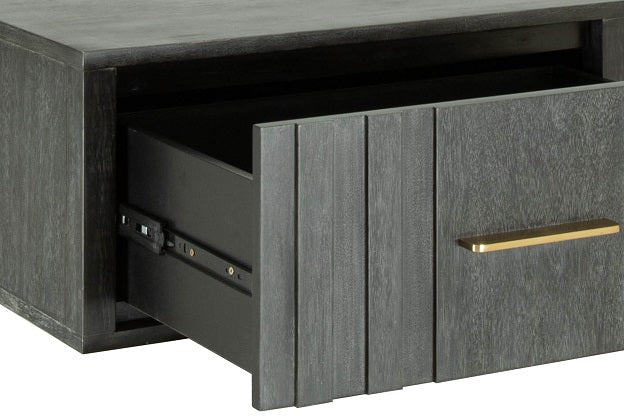 Modrest Manchester Contemporary Dark Grey Nightstand Model VGWD-HLF2-BS1DRA
