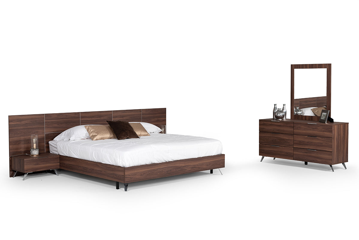 Nova Domus Brooklyn Italian Modern Walnut Dresser Model VGACBROOKLYN-DRSR