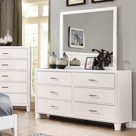 Furniture of America Enrico White Transitional Dresser Model CM7068WH-D