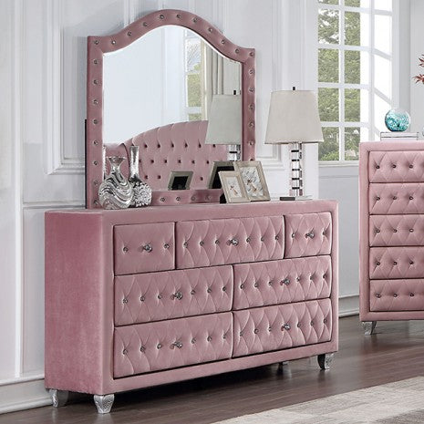 Furniture of America Zohar Pink Glam Dresser Model CM7130PK-D