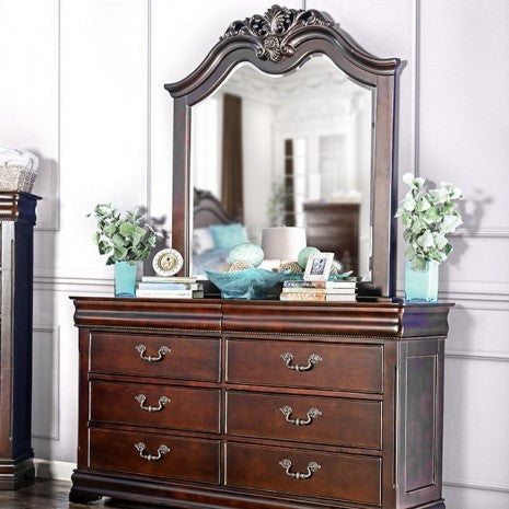 Furniture of America Mandura Cherry Traditional Dresser Model CM7260D
