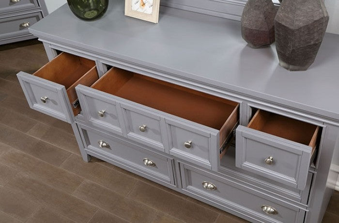 Furniture of America Castlile Gray Transitional Dresser Model CM7413GY-D