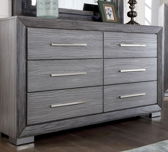Furniture of America Raiden Gray Transitional Dresser Model CM7468GY-D