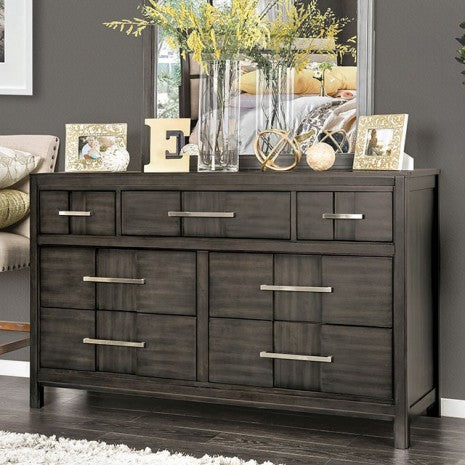 Furniture of America Berenice Gray Transitional Dresser Model CM7580GY-D