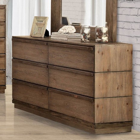 Furniture of America Coimbra Rustic Natural Tone Rustic Dresser Model CM7623D