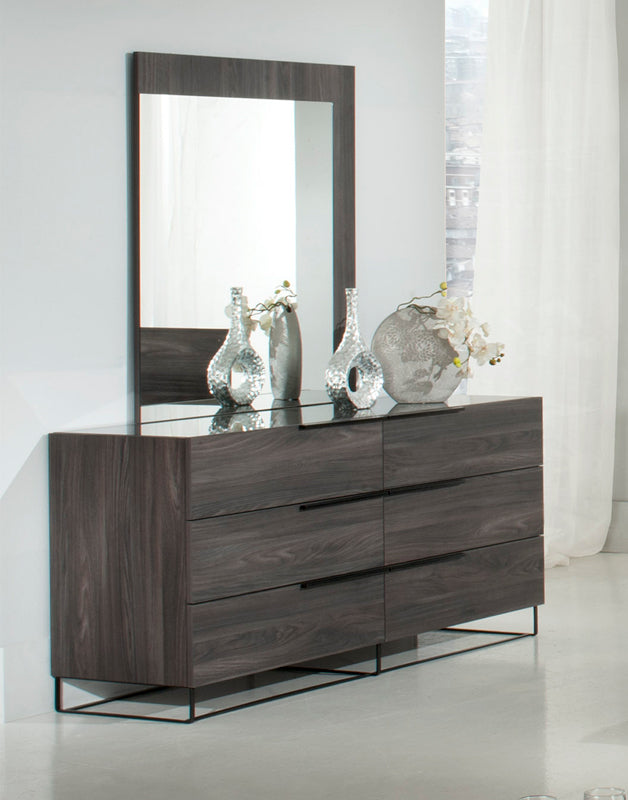Nova Domus Enzo Italian Modern Grey Oak Dresser Model VGACENZO-DRS