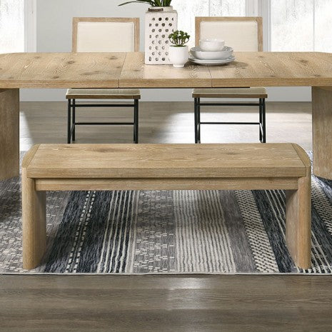 Furniture of America Edenbridge Oak Contemporary Bench Model FM3220AK-BN