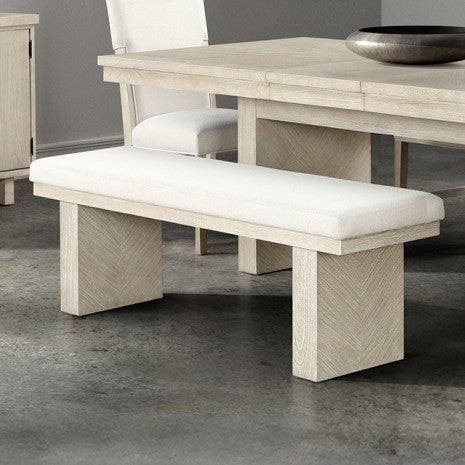 Furniture of America Hagerman Natural Modern Farmhouse Dining Bench Model FM3410NT-BN