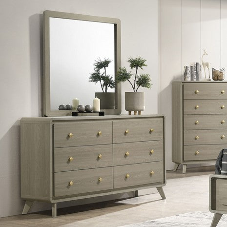 Furniture of America Rainier Gray Contemporary Dresser Model FM72002GY-D