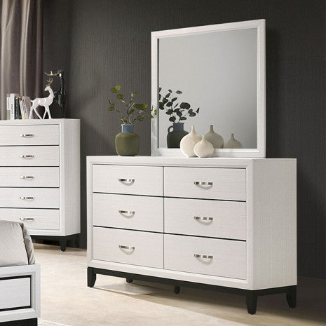Furniture of America Errico White Contemporary Dresser Model FM7215WH-D