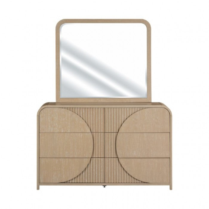 Furniture of America Tangentry Natural Modern Dresser Model FM73001NT-D