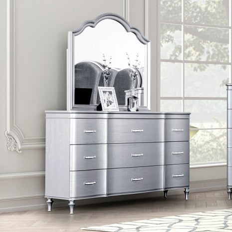 Furniture of America Melodi Parc Silver Glam Dresser Model FM7416SV-D