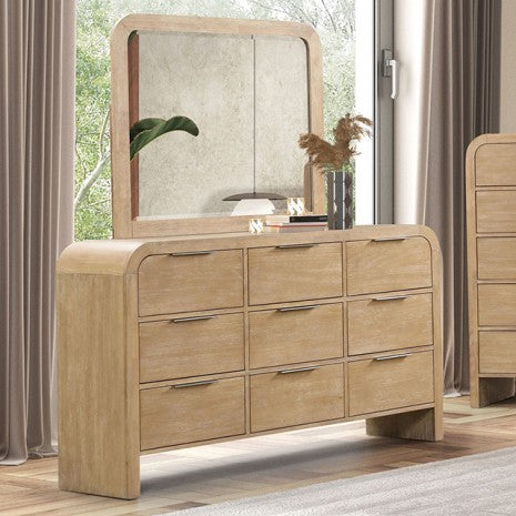 Furniture of America Handforth Natural Transitional Dresser Model FM7705NT-D