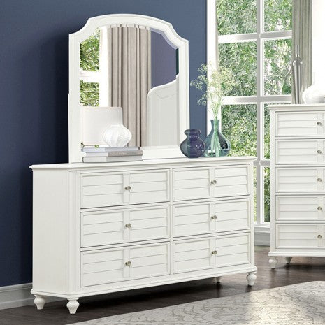 Furniture of America Whitehaven Antique White Transitional/Coastal Dresser Model FM7708WH-D