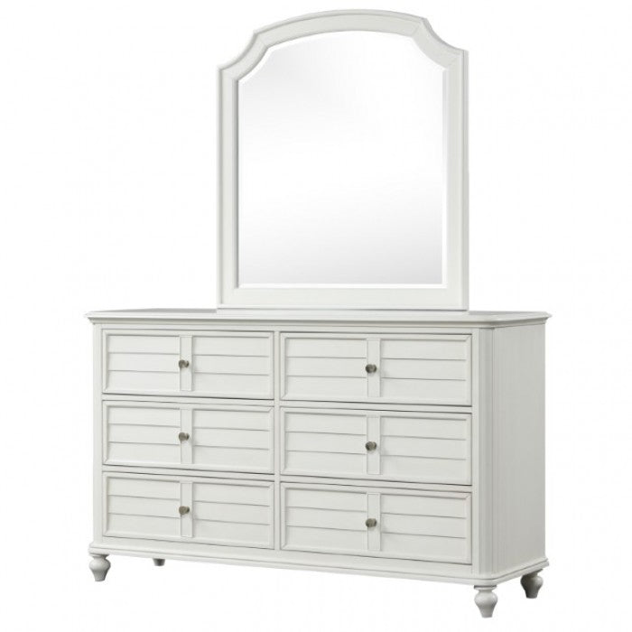 Furniture of America Whitehaven Antique White Transitional/Coastal Dresser Model FM7708WH-D