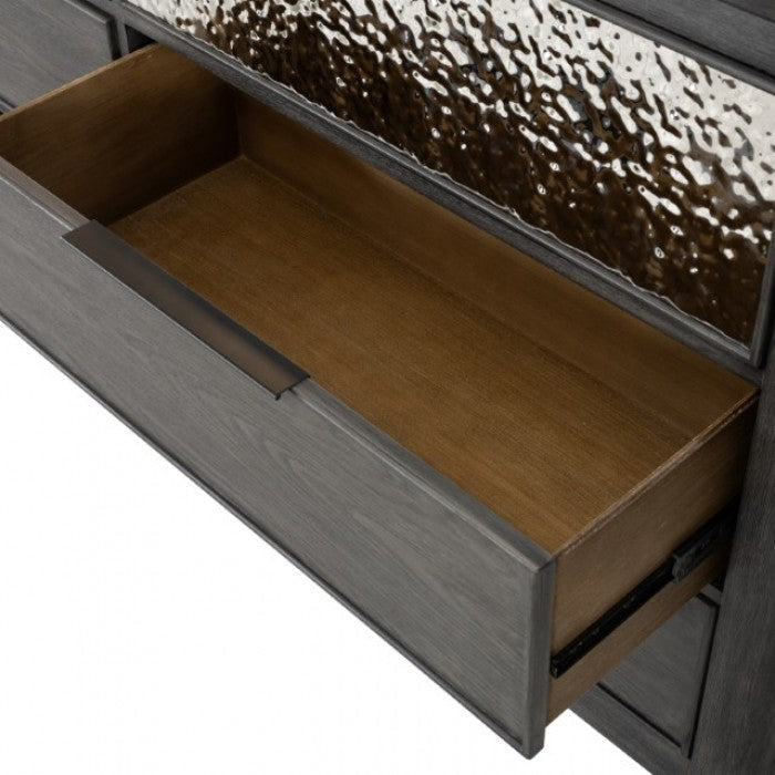 Furniture of America Sterling West Ash Gray Modern Contemporary Dresser Model FM79001ES-D