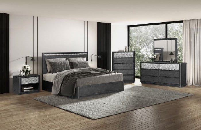 Furniture of America Sterling West Ash Gray Modern Contemporary Dresser Model FM79001ES-D