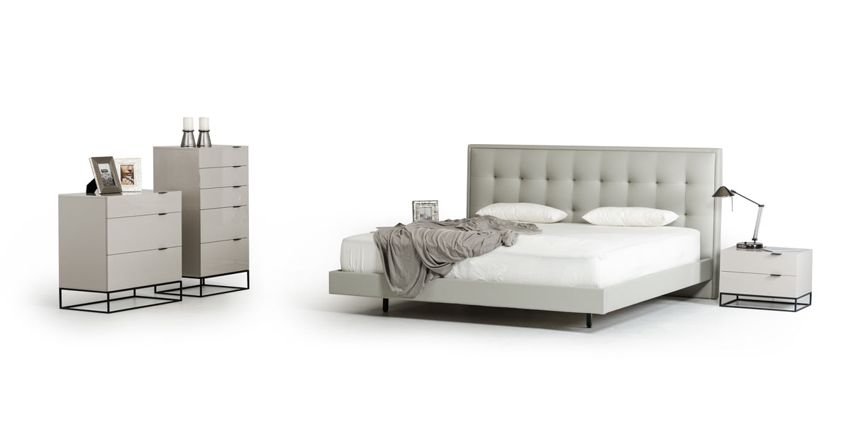 Modrest Hera Modern Grey Bedroom Set Model VGCNHERA-SET