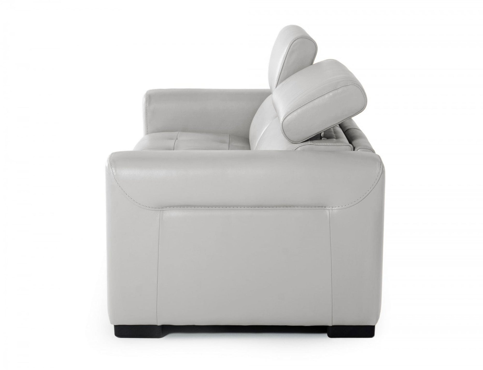Lamod Italia Icon Modern Italian Grey Leather Sofa Bed Model VGCCICON-GREY-9