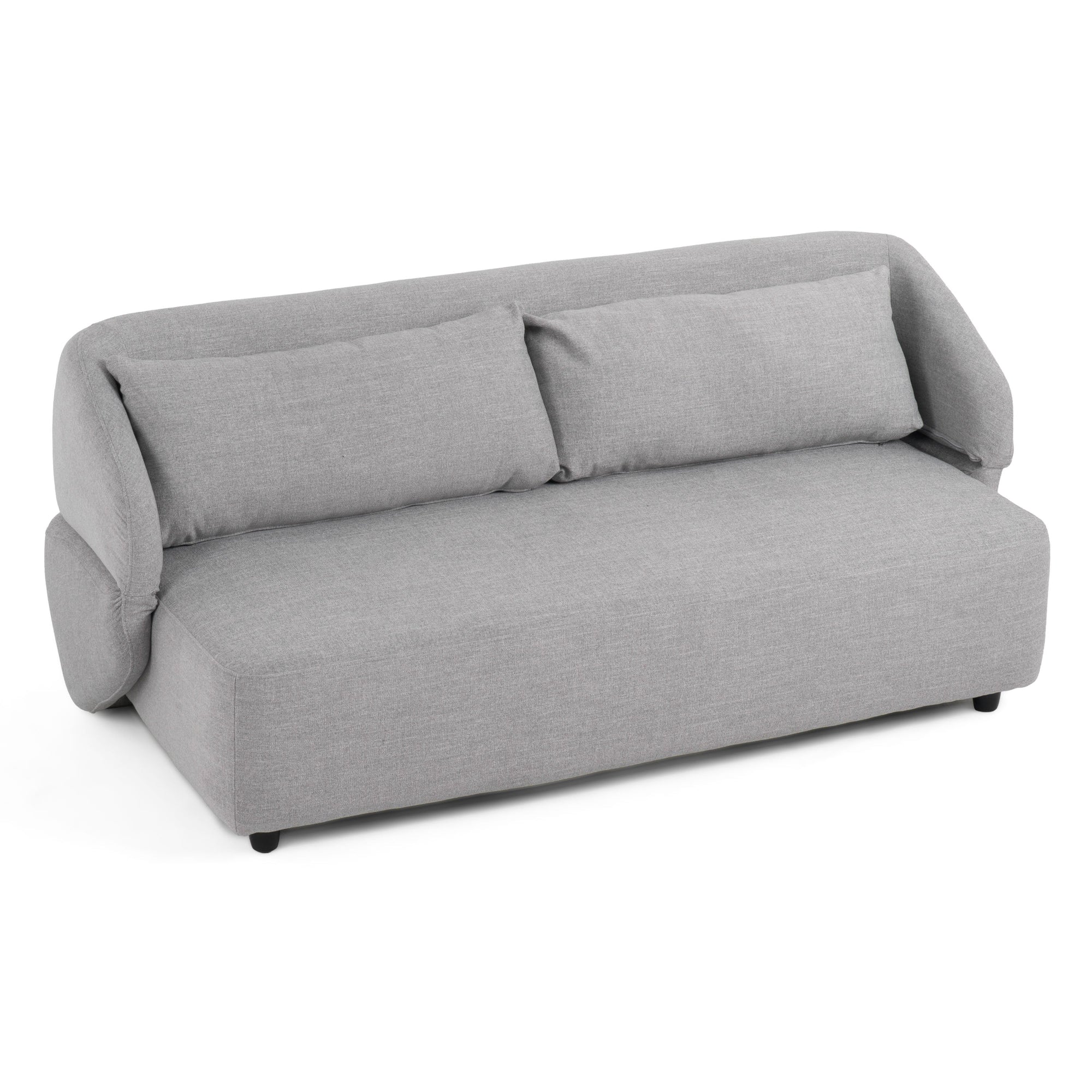 Divani Casa Lerner Modern Light Grey Fabric Sofa Bed Model VGKK-KF.8130-CLOUD