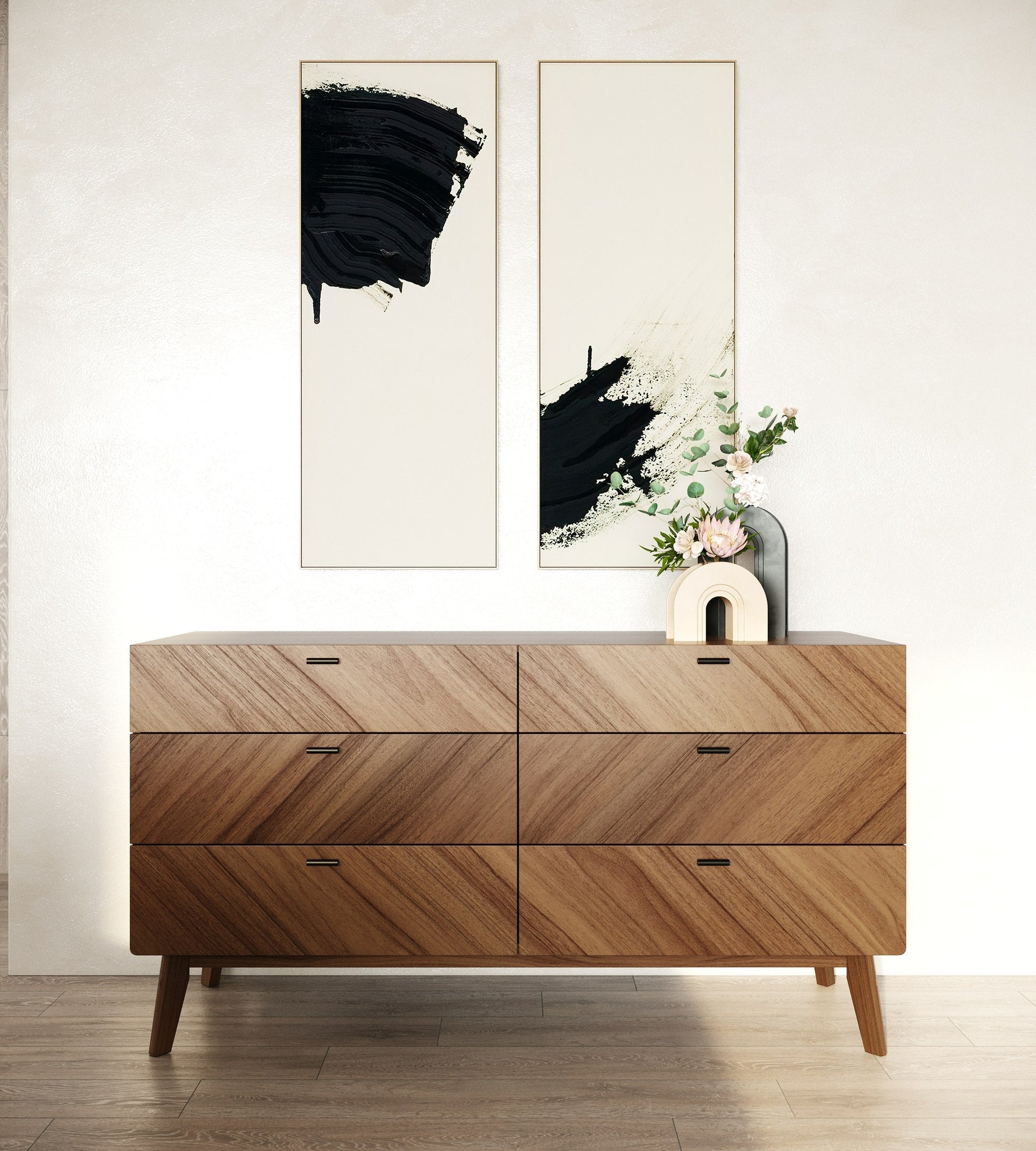 Nova Domus Kamela Modern Walnut Bedroom Set Model VGMA-BR-128-SET