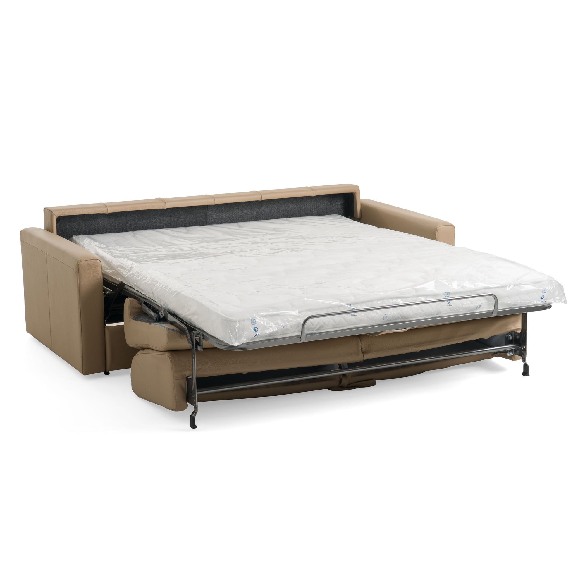 Lamod Italia Revers Italian Modern Desert Leather Queen Sofabed Model VGDTREVERS-160-DESERTO