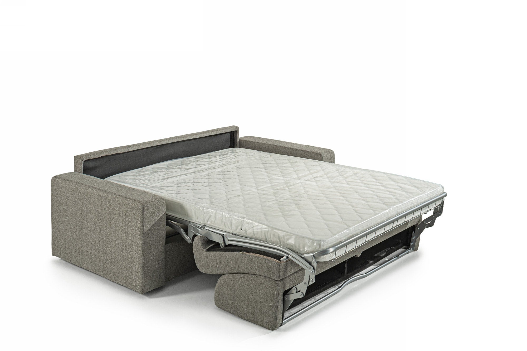 Modrest Made In Italy Urrita Modern Gray Fabric Sofa Bed With Full Size Mattress Model VGACURRITA-F-GRY