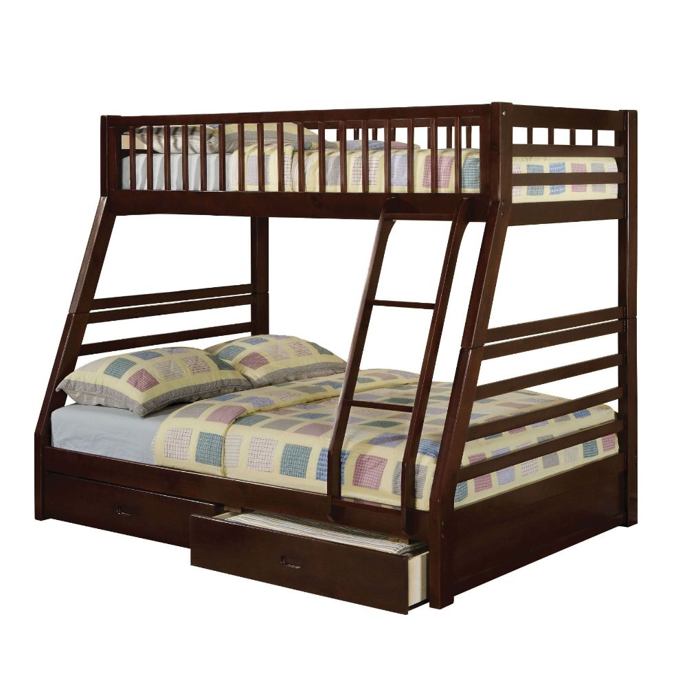 ACME Jason Espresso Bunk Bed  (Twin | Full)  Model 02020W