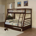 ACME Jason Espresso Bunk Bed  (Twin | Full)  Model 02020W