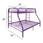 ACME Tritan Purple Bunk Bed  (Twin | Full)  Model 02053PU