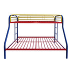 ACME Tritan Rainbow Bunk Bed  (Twin | Full)  Model 02053RNB