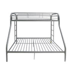 ACME Tritan Silver Bunk Bed  (Twin | Full)  Model 02053SI
