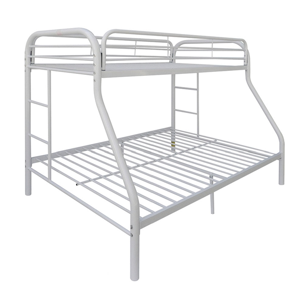 ACME Tritan White Bunk Bed  (Twin | Full)  Model 02053WH