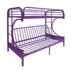 ACME Eclipse Purple Futon Bunk Bed  (Twin | Full)  Model 02091W-PU