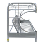 ACME Eclipse Silver Futon Bunk Bed  (Twin | Full)  Model 02091W-SI
