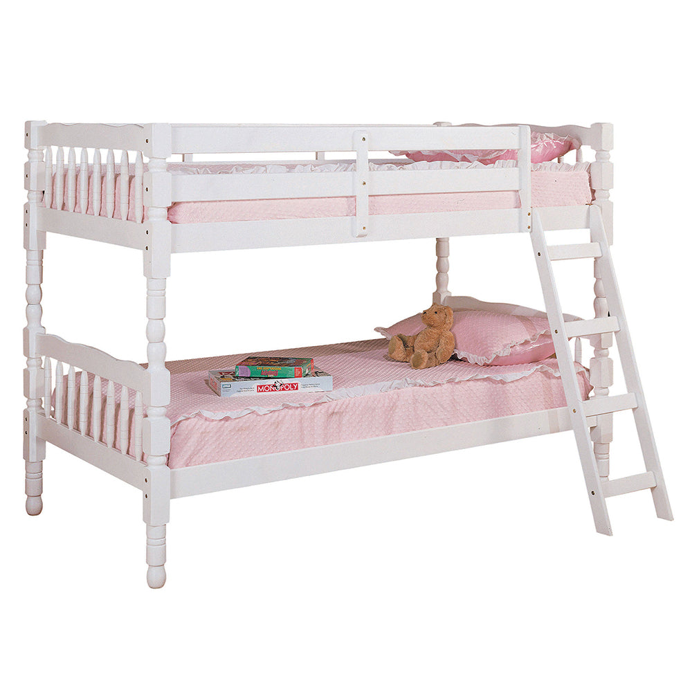 ACME Homestead White Bunk Bed (Twin | Twin)Model 02298