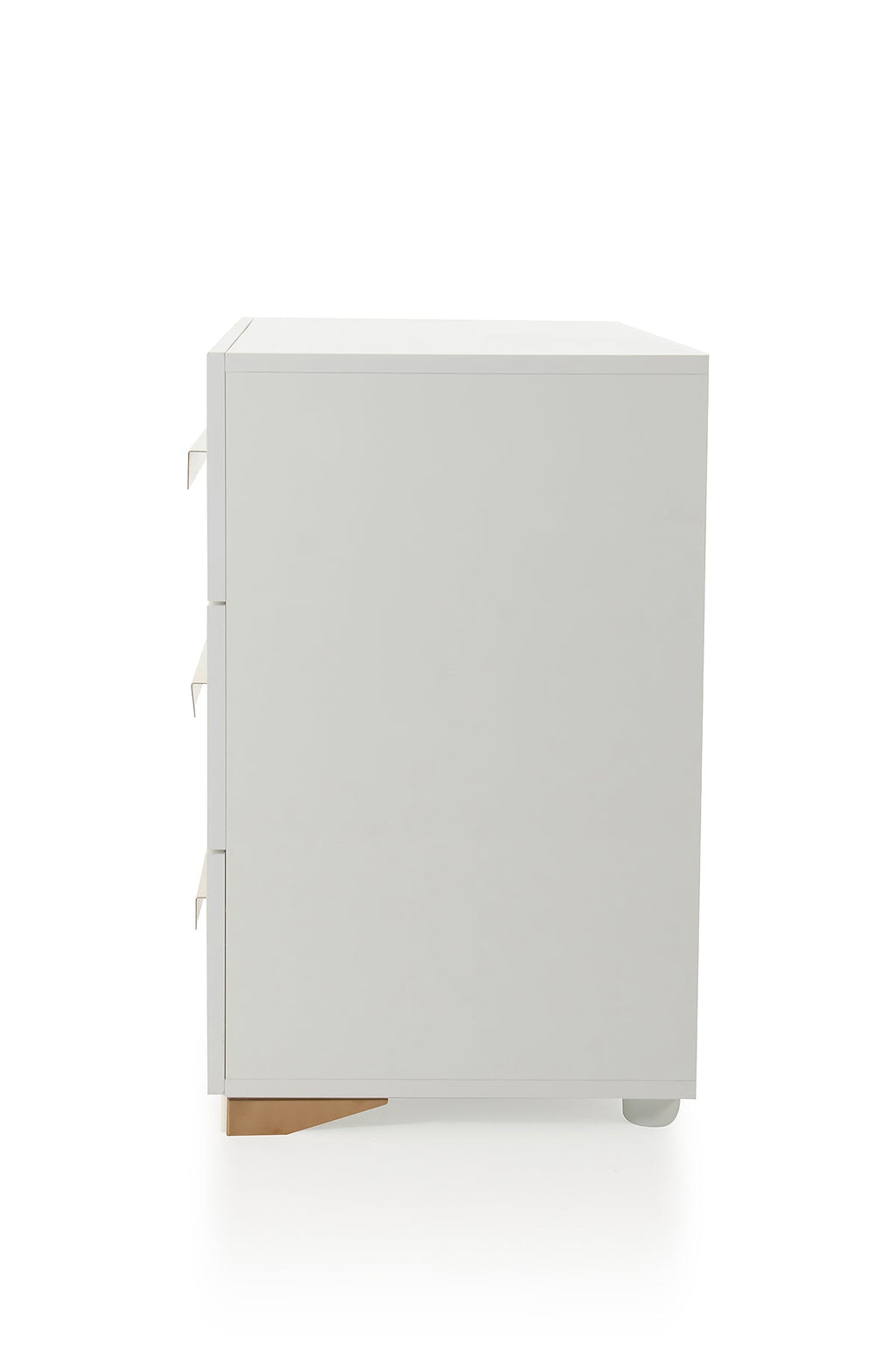 Nova Domus Juliet Italian Modern White & Rosegold Dresser Model VGACJULIET-DSR