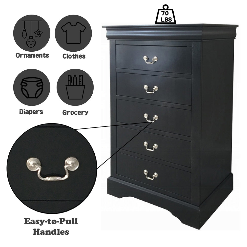 ACME Louis Philippe III Black Chest Model 19506