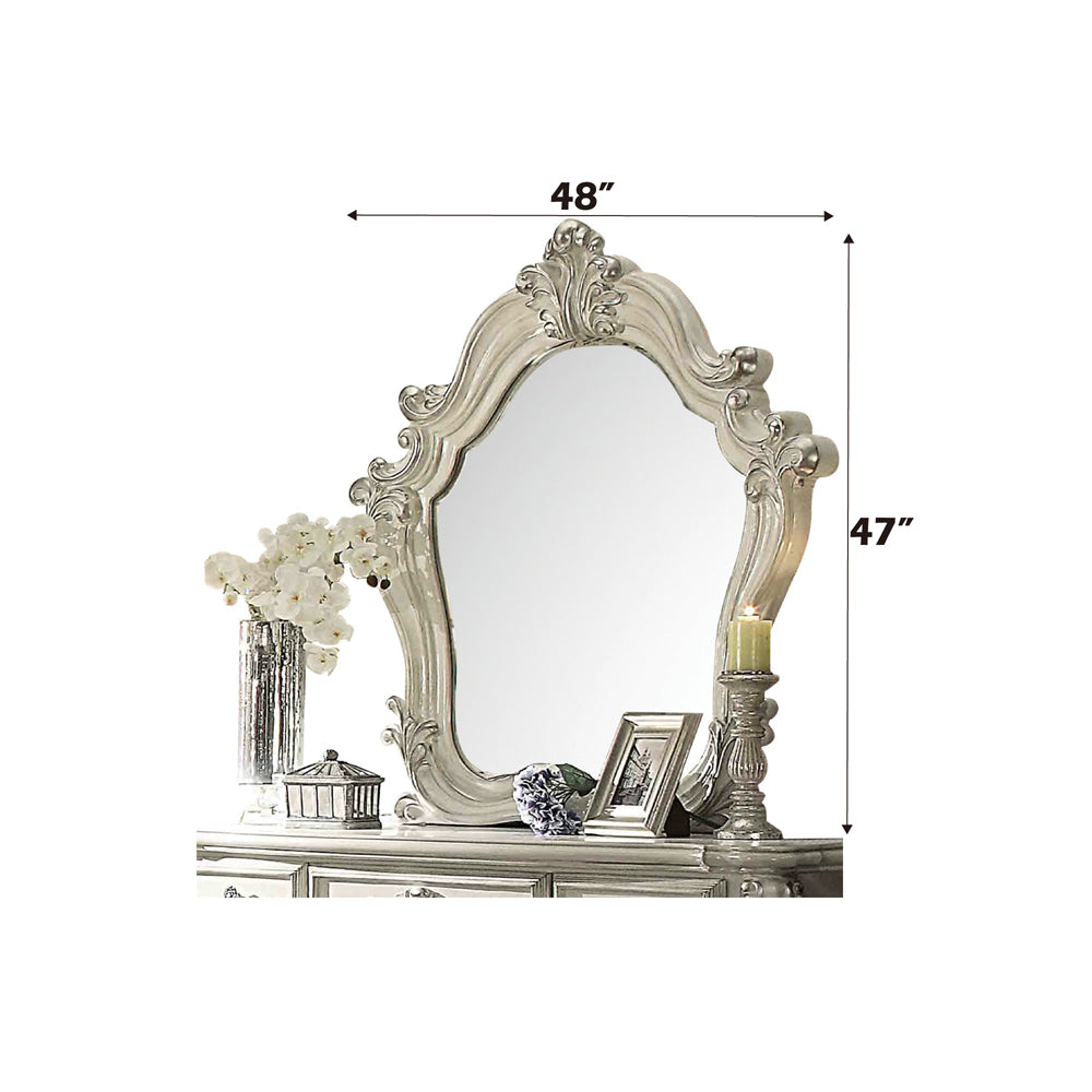 ACME Versailles Bone White Mirror Model 21134