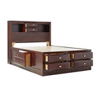 ACME Ireland Espresso Full Bed with Storage Model 21590F