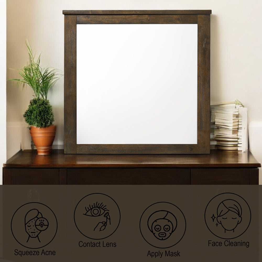 ACME Merrilee Oak Mirror Model 21684