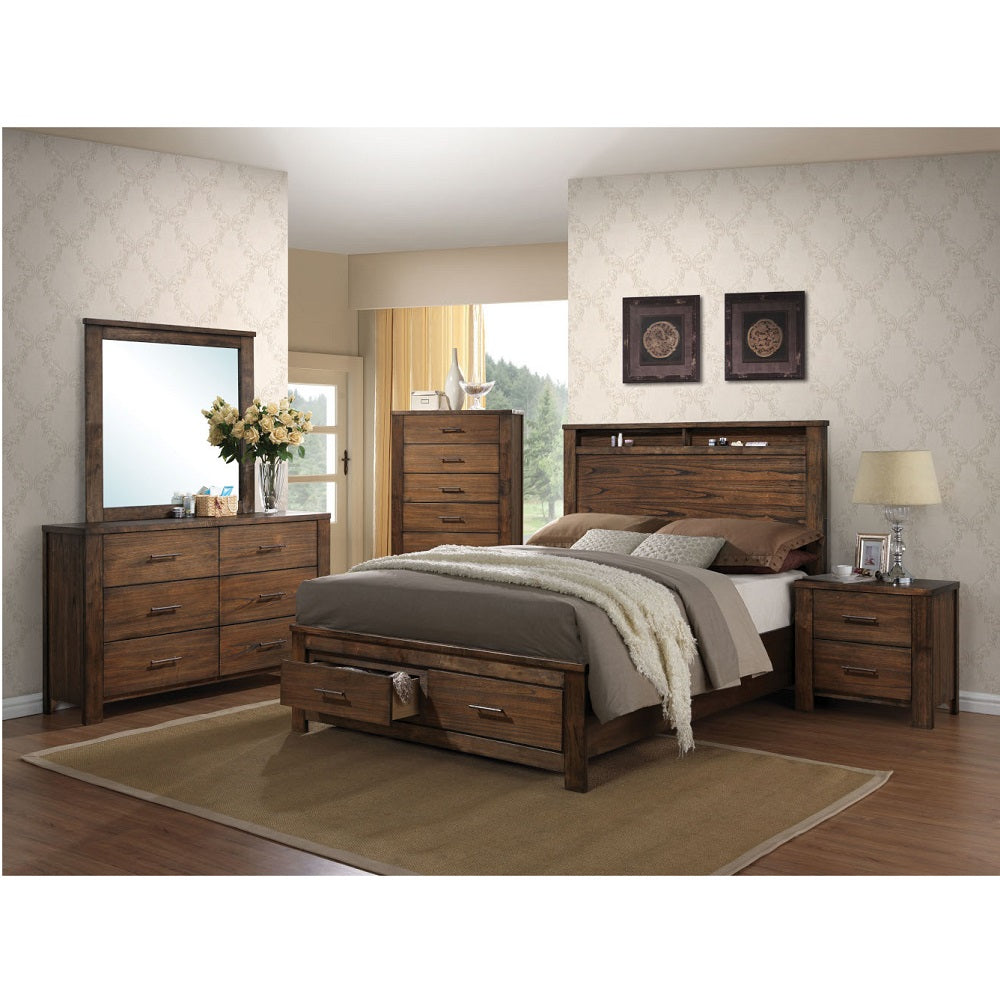 ACME Merrilee Oak Mirror Model 21684