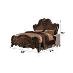 ACME Versailles Cherry Oak California King Bed Model 21784CK