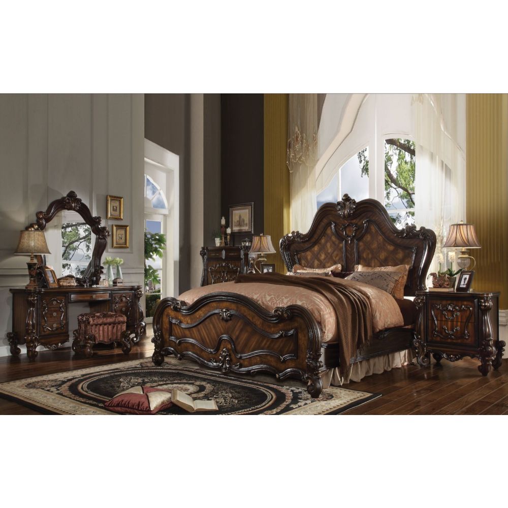 ACME Versailles Cherry Oak Eastern King Bed Model 21787EK