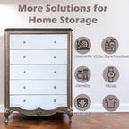 ACME Esteban Antique Champagne Chest Model 22206