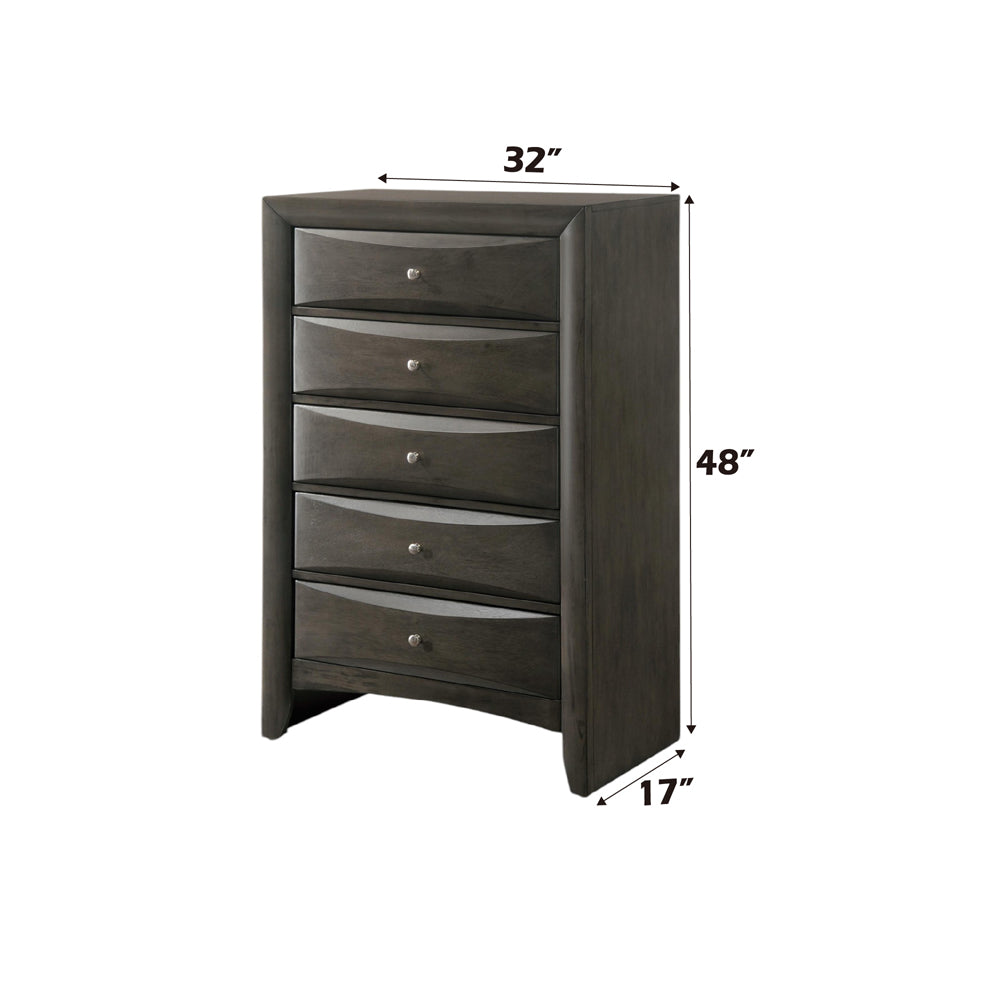ACME Ireland Gray Oak Chest Model 22707